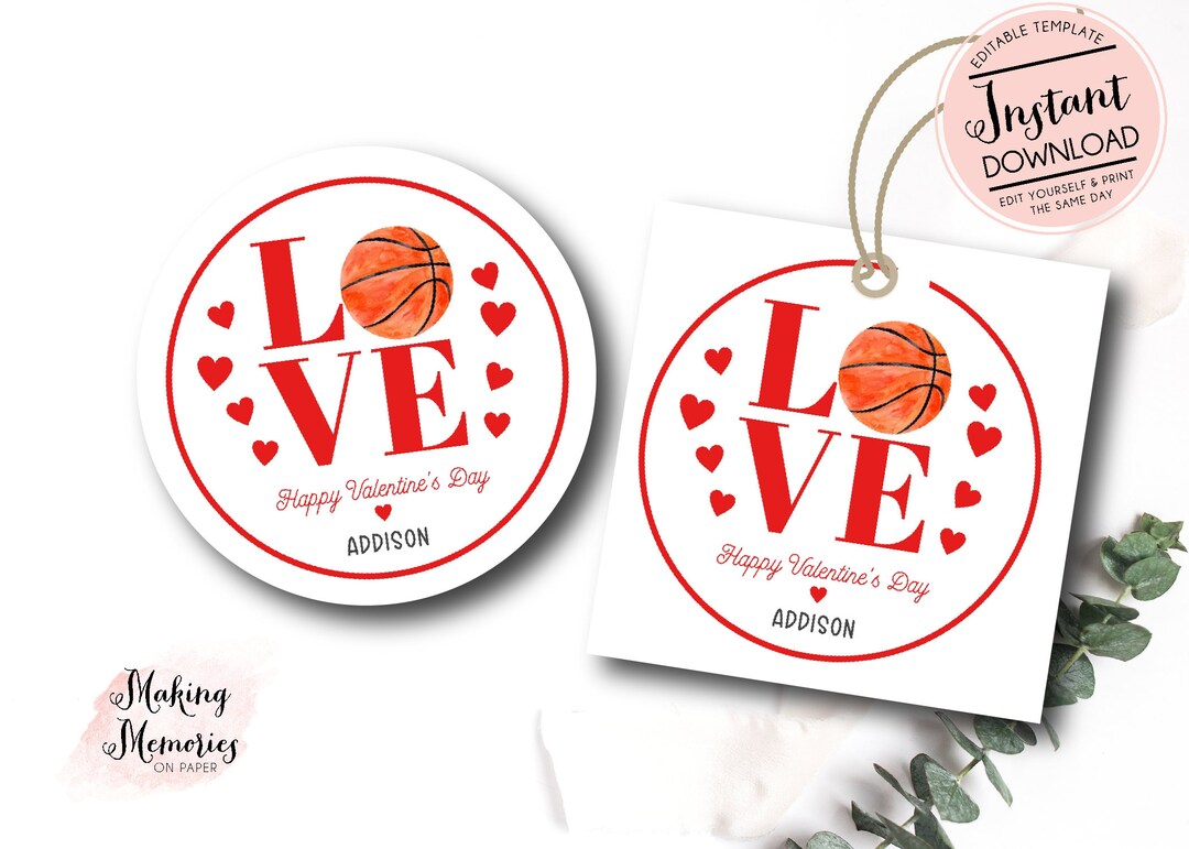 Basketball Valentine Cards, Sports Valentines Day Cards, Basketball