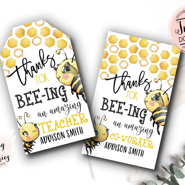 Honey Favor Tags - Etsy