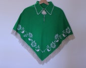 Vintage Wool Poncho