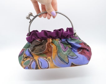 Vintage Abstract Fabric Handbag