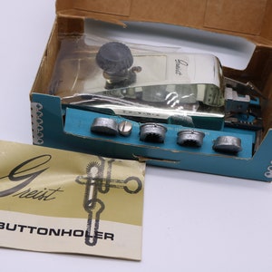 Vintage Mid Century Greist Button Hole Maker Stitch Size #1 Attachment