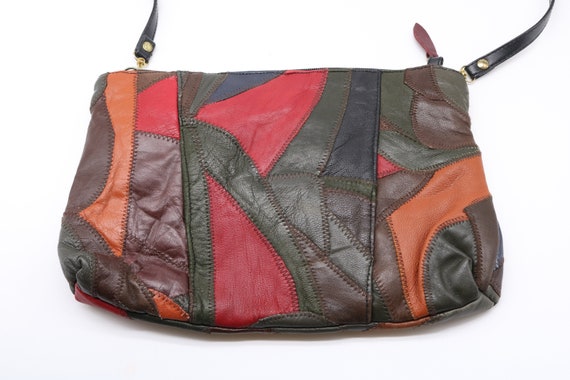 Patchwork leather purse hotsell
