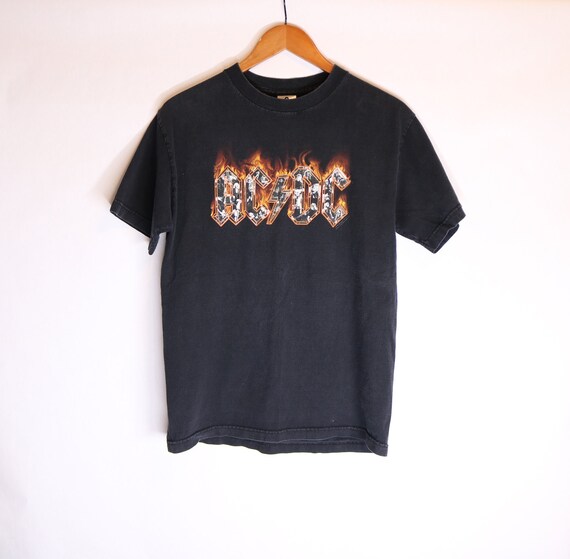 ACDC Flame Band Tee - Gem