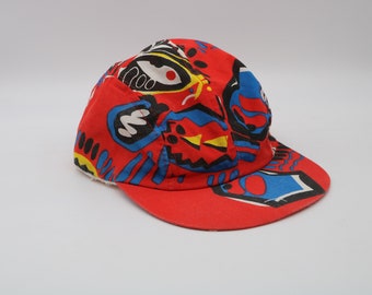 Vintage 90s Abstract All Over Print Wendy Hat