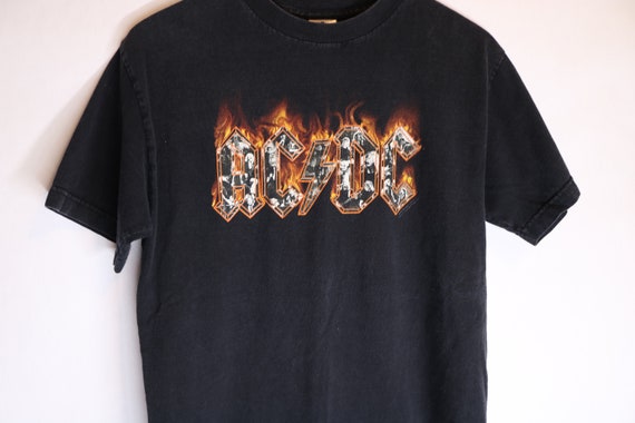 ACDC Flame Band Tee - Gem