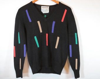 Vintage 80s 90s Abstract Pullover Sweater