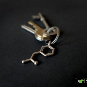 Amphetamine 3D Print Stainless Steel Keychain