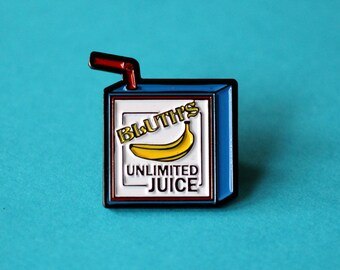 Buster Bluth's Unlimited Juice Box Enamel Pin - Arrested Development