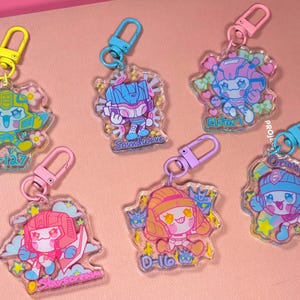 Transformers One Glitter Acrylic Keychains