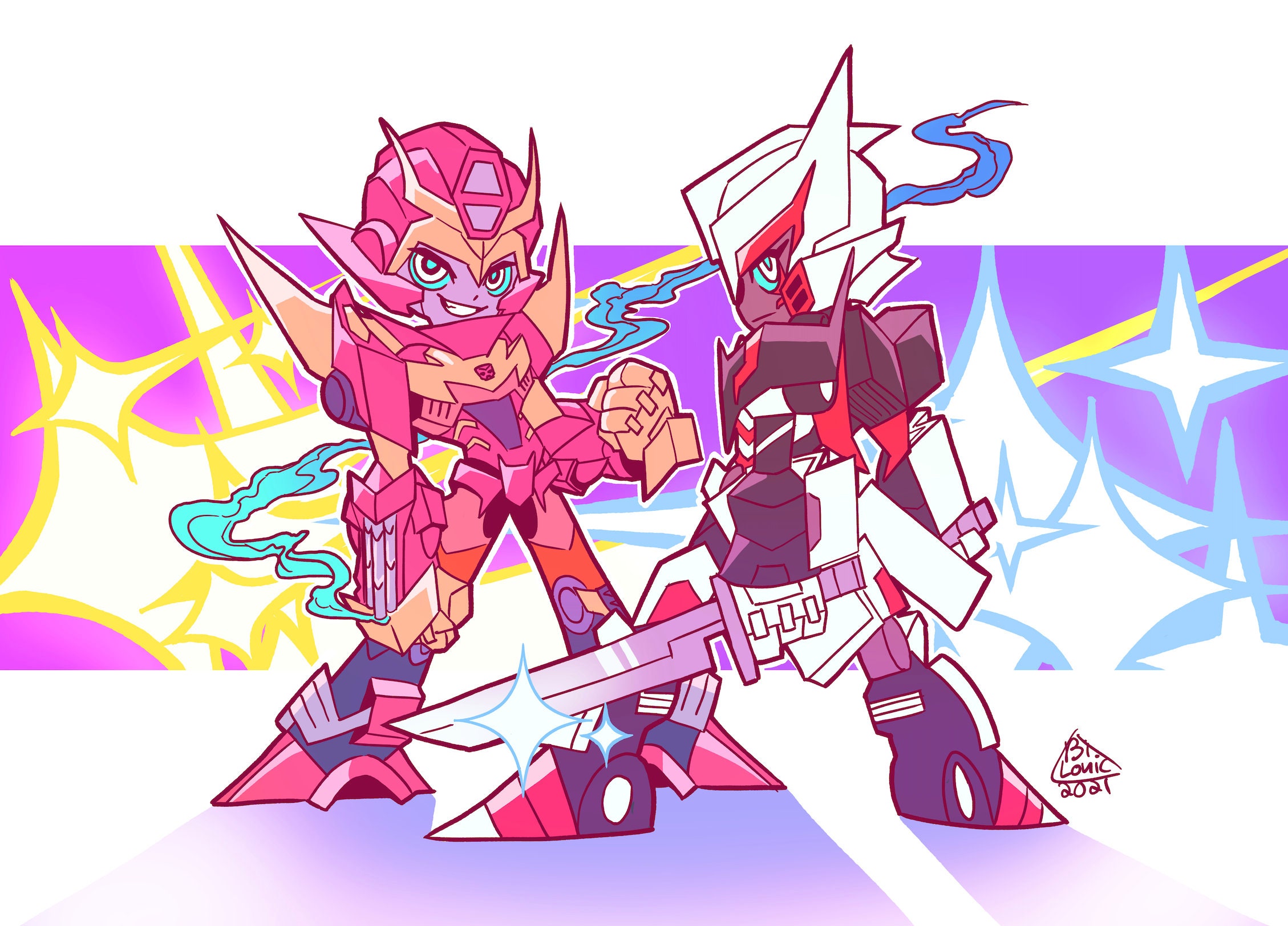 Rodimus and Drift Chibi Print Etsy