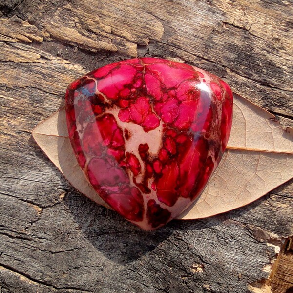 Imperial Jasper Cabochon , Pink ,Sea Sediment Jasper  ,Semiprecious stone, Jewelry making Supplies,40mm