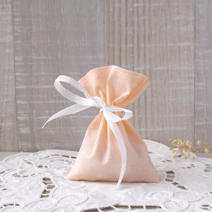 Taufe Geschenktaschen, Baby-Dusche-Geschenk-Taschen, Pfirsich Hochzeit Gunsten Beutel, Lachs rosa Süßigkeiten Verpackung, Baumwolle Geburtstag Taschen, es ist ein Mädchen Tasche