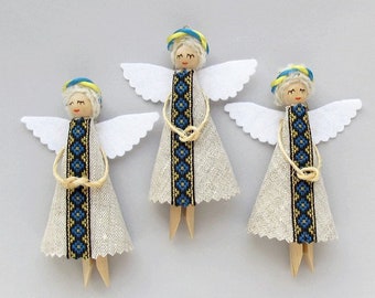 Christmas Ornaments, Ukrainian Angels, Folk Decor, Christmas Tree Decorations, Ethnic Christmas Decor