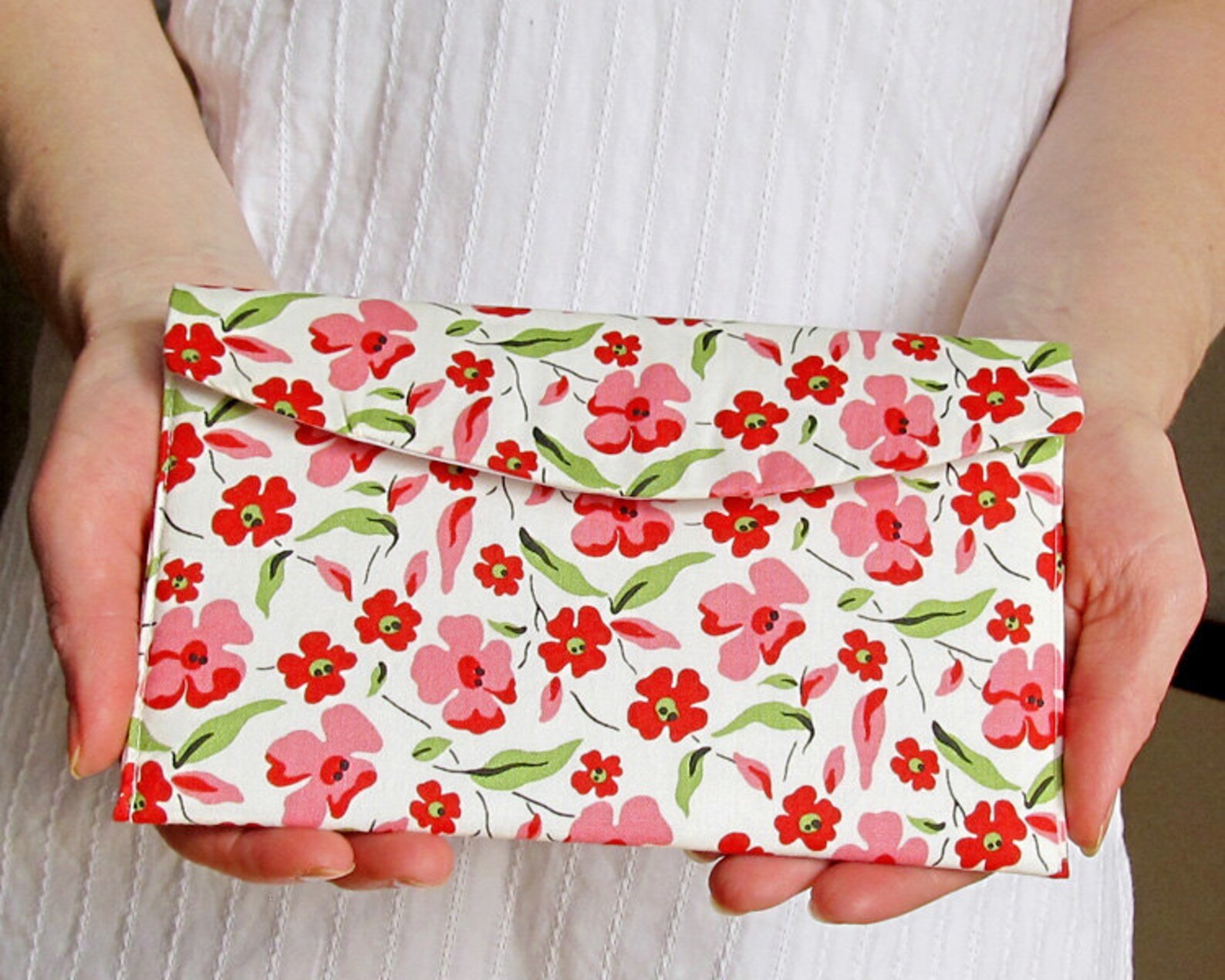 Red Bridesmaid Clutch Floral Wedding Purse Bridal Clutch Etsy
