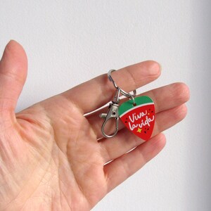 Twinkling Watermelon pendant Guitar pick K-Drama Viva La Vida plectrum charm Music band romantic Korean show Kdrama fan gift for friend keychain