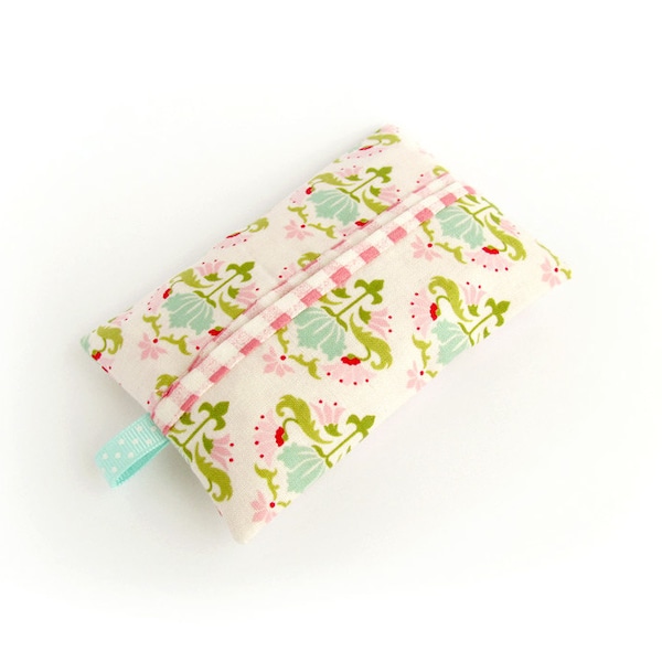 Travel Tissue Case, Floral Pocket Tissue Holder