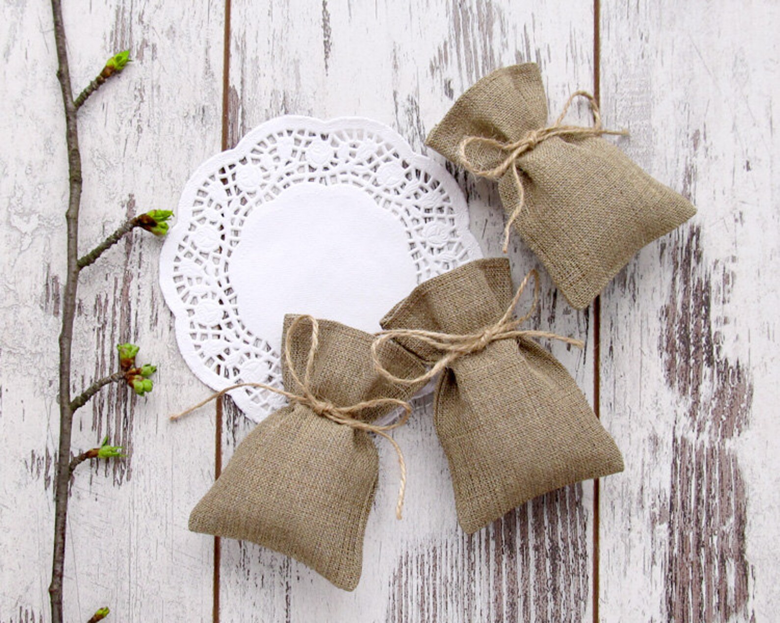 100 Rustic Burlap Favor Bags Wedding Gift Bags Candy Bags Etsy