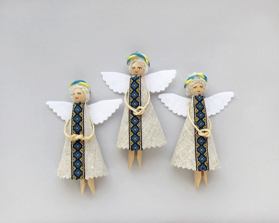 little ukrainian angels Christmas Ornaments, Ukrainian Angels, Folk Decor, Christmas Tree  Decorations, Ethnic Christmas Decor - Etsy