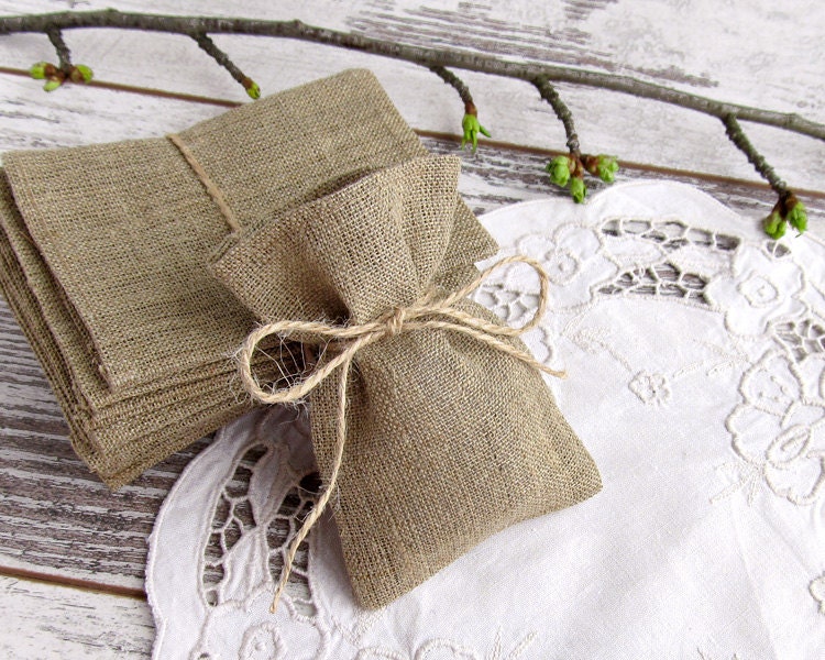 80 Burlap Wedding Favor Bags Rustic Gift Bags Candy Bags 3 Etsy