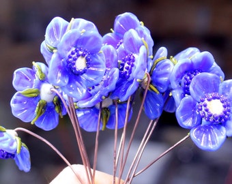 MARIANA NKLC - BLUE FORGET ME NOT PENDANT main image 0