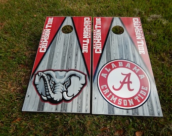 Regulation Alabama Crimson Tide Cornhole Board Set W/ Bags