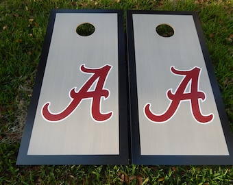 Regulation Alabama Crimson Tide Cprnhole Board Set W/ Bags
