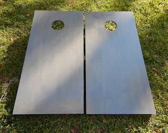 Regulation Classic Vintage Grey Cornhole Boards W/O Bags