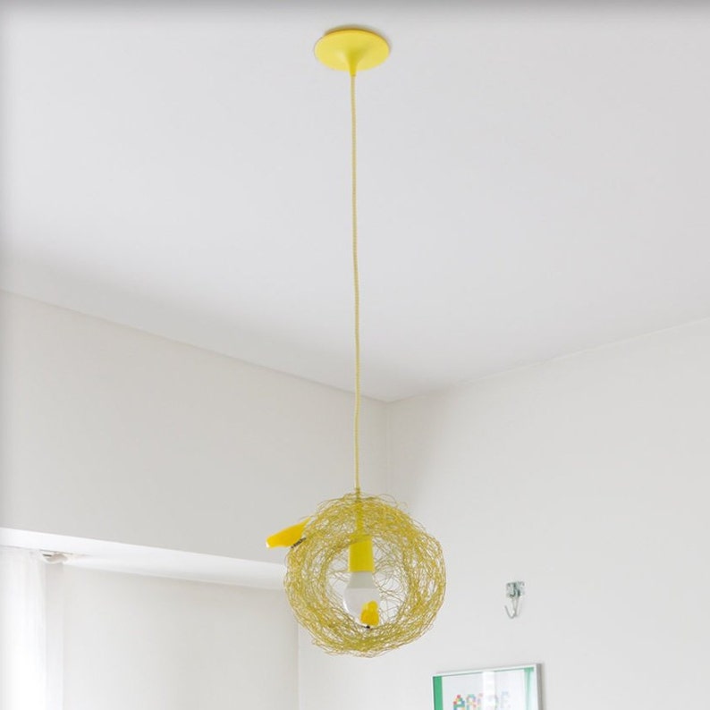 special chandellier for kids original design funny light for children yellow Bird lamp pendant Kids bird lamp,Chandelier
