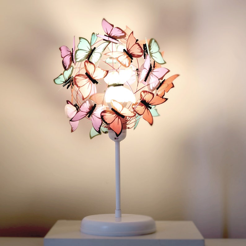 Whimsical Lighting Children Lighting Butterfly Nursery Lamp Etsy