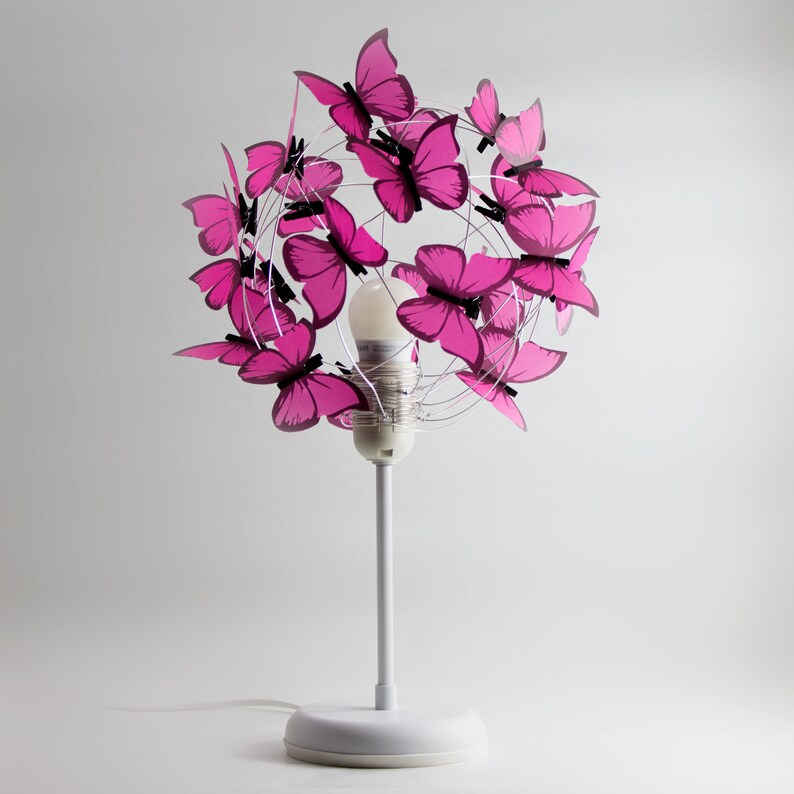 FilleCadeau Fantaisiste Pépinière De Rose Lumière Papillons La Fée LumièreDécor D’enfants Chevet Avec Lampe Decor Bébé kX08wNnOP