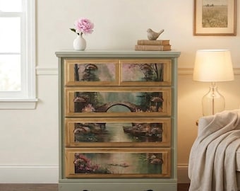 Serenity 4 drawer dresser, vintage, unique