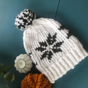 gestrickte Winter Beanie