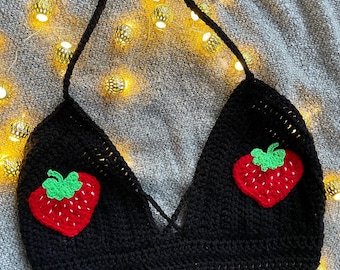 Death Of A Strawberry Bralette