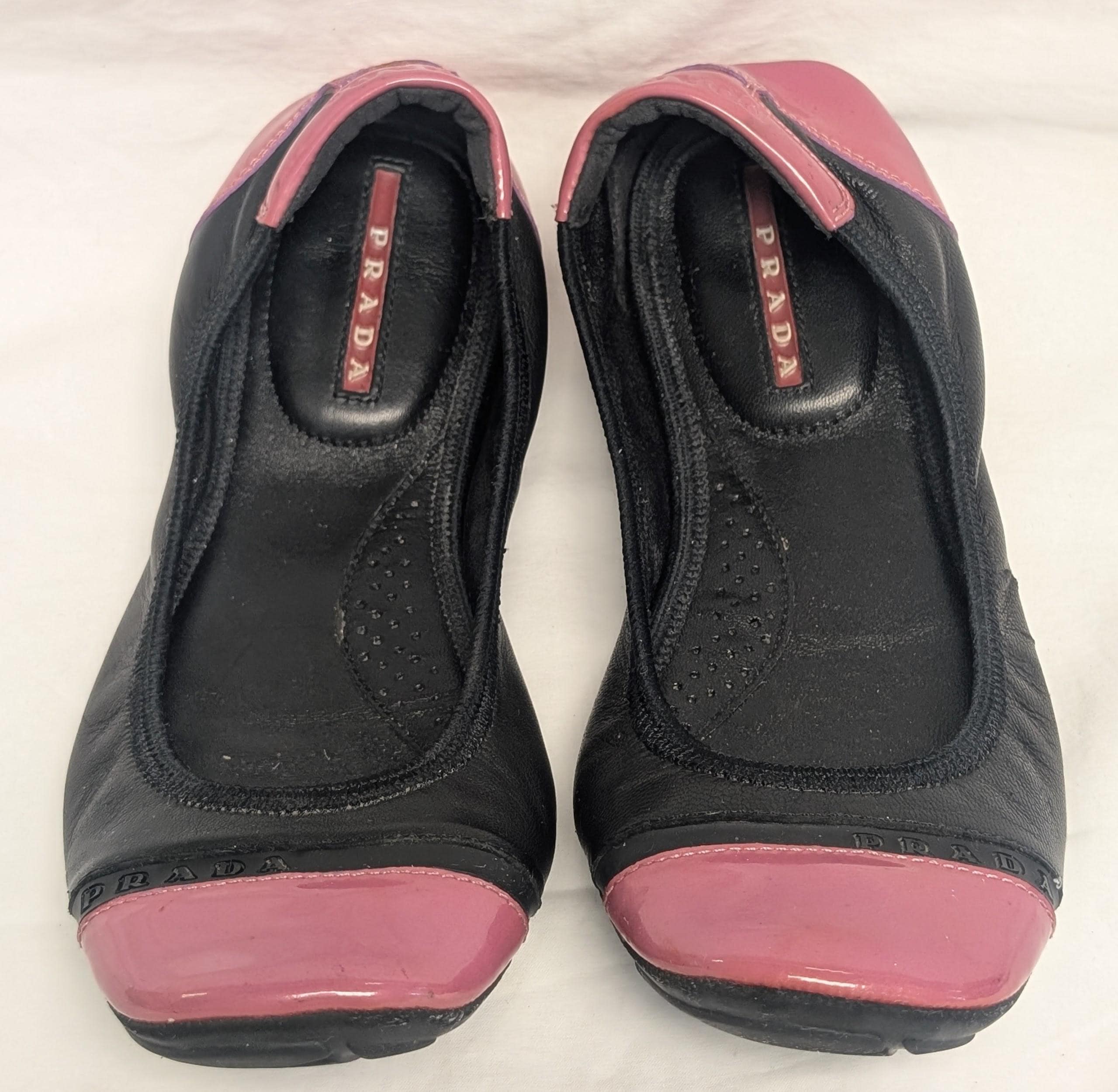Prada Ballet Flats - Etsy