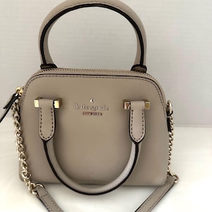 KATE SPADE New York Taupe Leather Cross Body -New