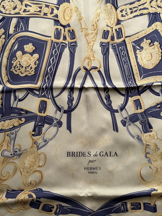 HERMES BRIDES De GALA Silk Scarf 36” New - Etsy