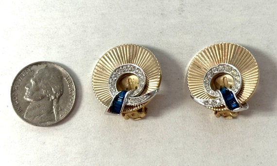 Vintage BOUCHER 1950’s Clip Earrings - image 5