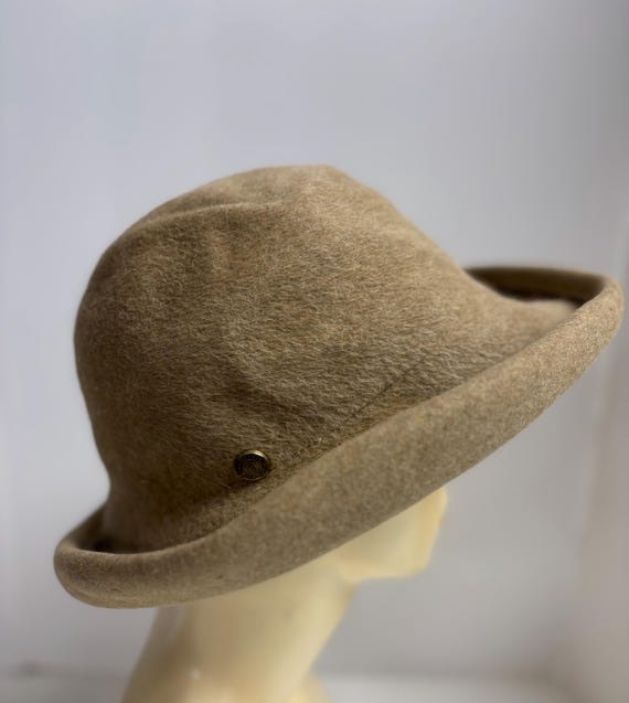 Eric Javits Packable Wool Hat. Camel Color. EUC. - image 2