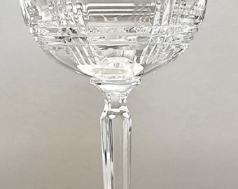 Ralph Lauren Glen Plaid Square Crystal Decanter With Stopper