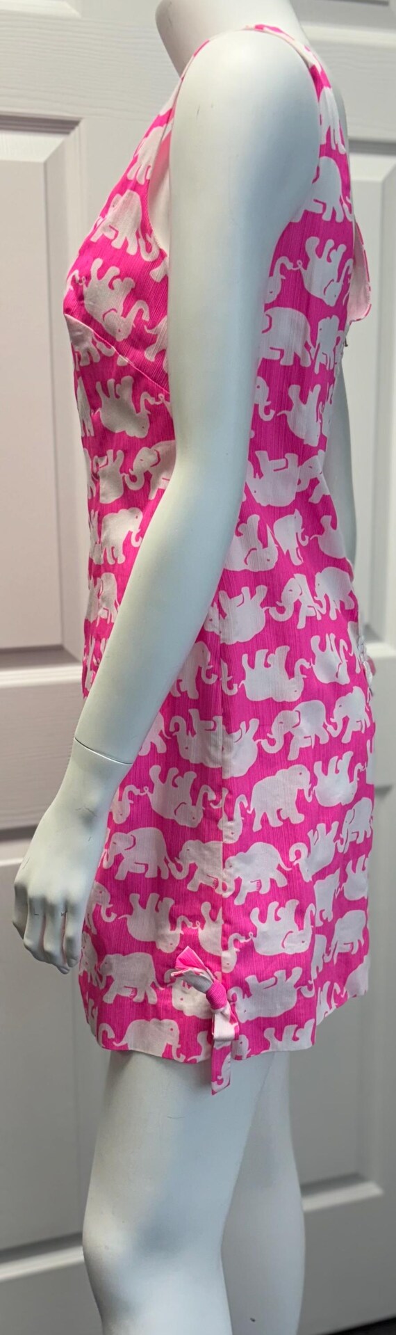 lilly pulitzer pink elephant dress Girl's XL 12 13 14 Lilly Pulitzer Mandevilla Dress pink elephants bamboo Easter
