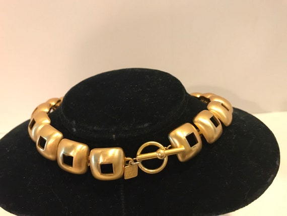 1990’s Anne Klein Gold Choker/Necklace - image 2