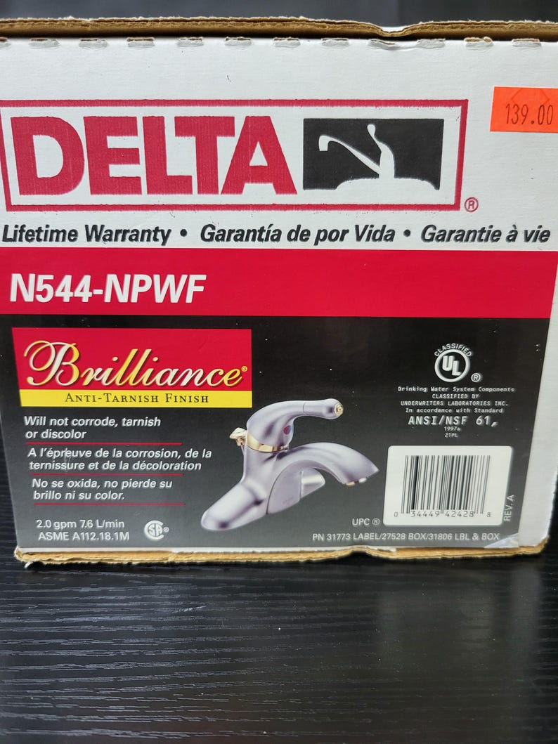 Delta Faucet, "Brilliance" image 6