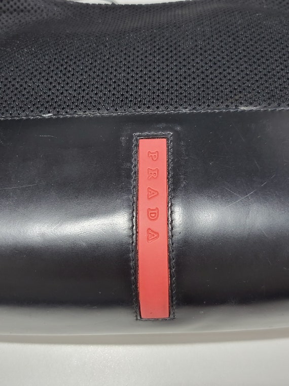 Prada Black Neoprene Adjustable Strap Handbag - image 5