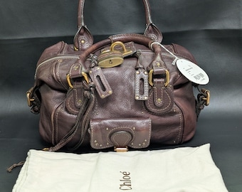 Vintage Y2k Early 2000s Chloe Paddington Satchel Leather Shoulder
