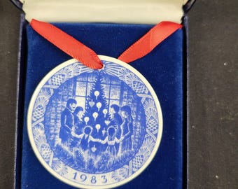 Royal Copenhagen 1983 Christmas Ornament,  New in Box