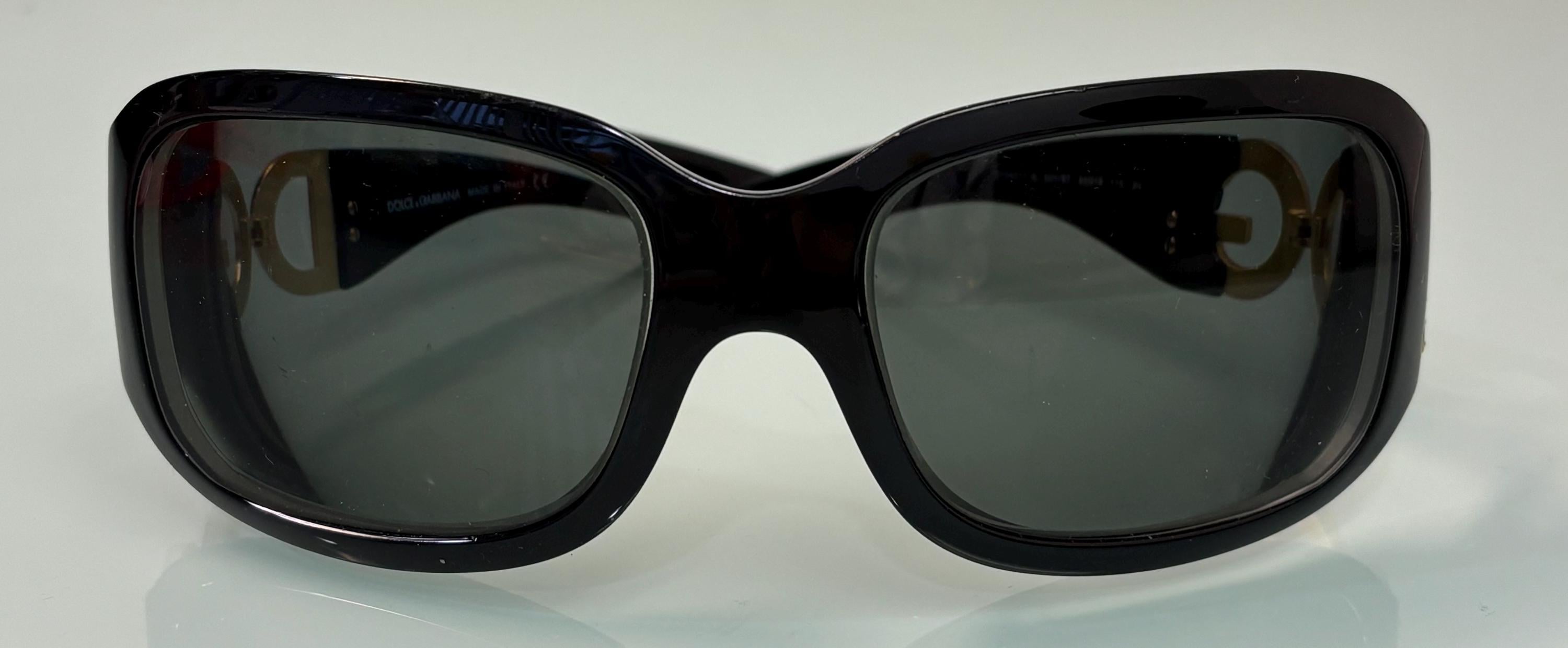 Dolce & Gabbana DG6017 Round Sunglasses – Black/Gold Dolce & Gabbana Vintage Logo Sunglass DG 6017-B 508/8G | eBay main image 3