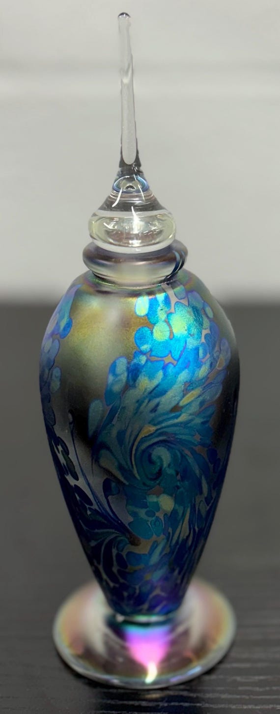 Robert Eickholt Signed Glass Perfume Bottle