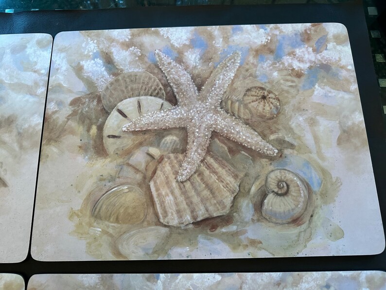 Pimpernel beach Prize Set of 4 Placemats NIB Etsy