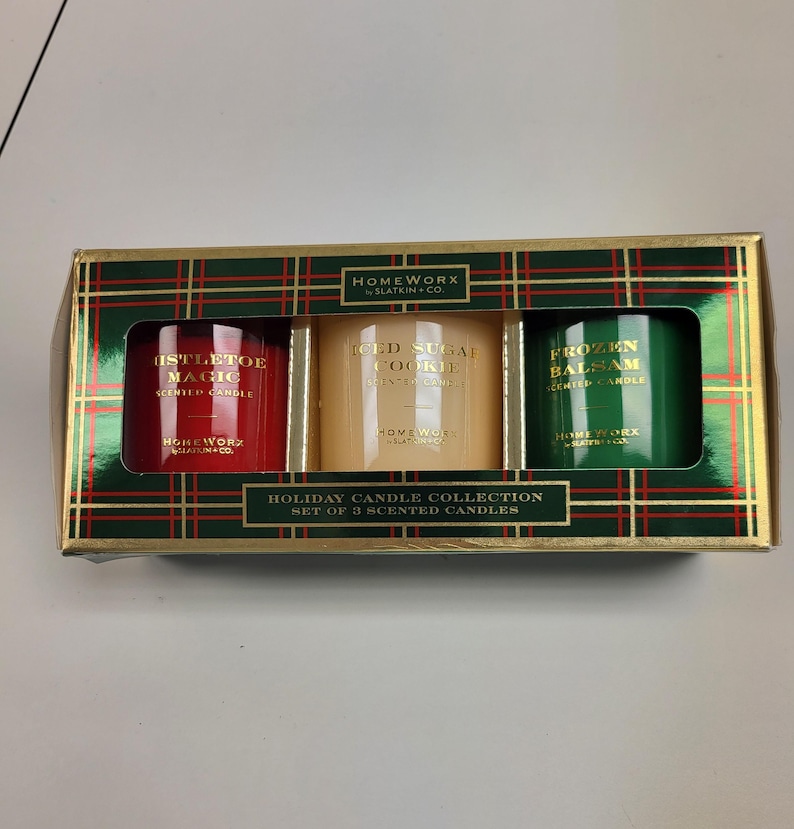 HomeWorx Holiday Candle Collection