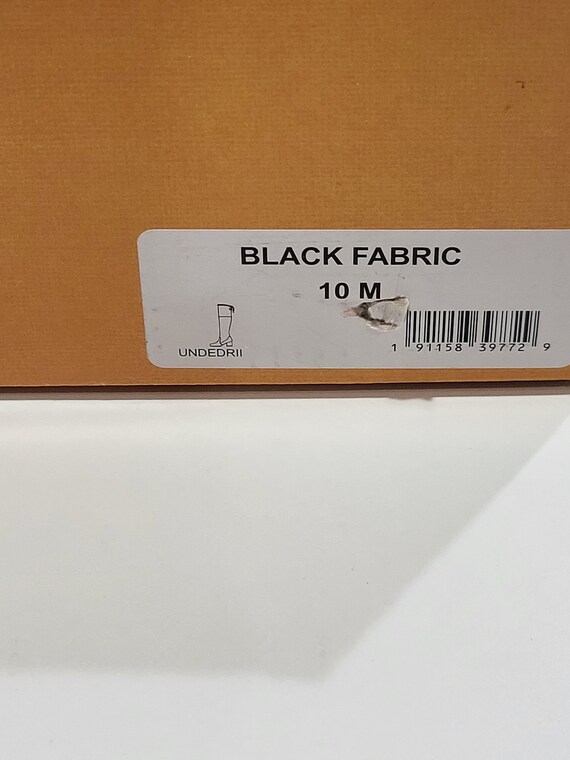 Unisa Ladies Black Fabric Boots, Size 10 - image 9